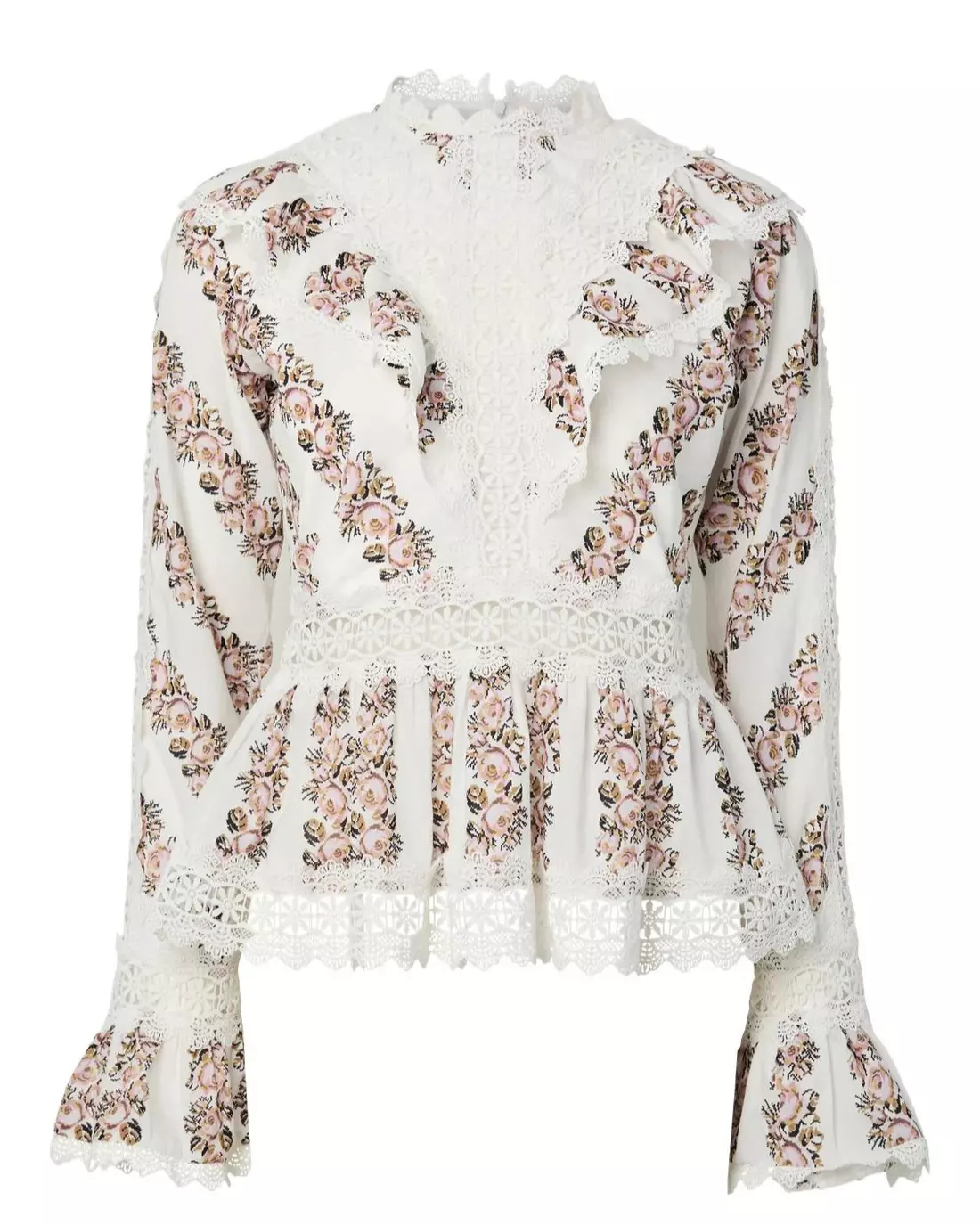 Yaspetrea LS Top Star White/Insert Print - Yas