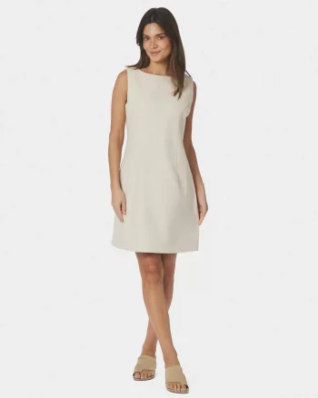 Bruna Ramie Dress Natural - Neo Noir