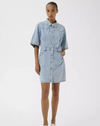 GZmonie Dress Light Blue Denim - Gestuz