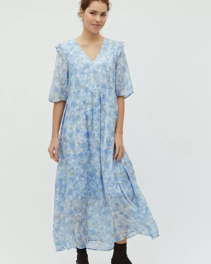 Melie Dress Blue - Mbym