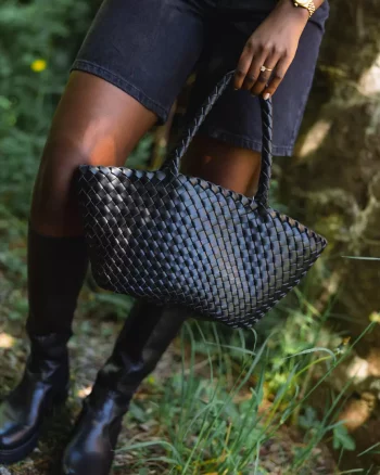 Bea Braided Soft Structure Black - Hvisk