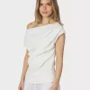 Mabelle Drapy Top White - Neo Noir