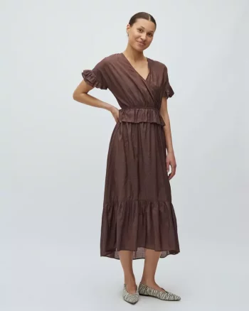Gunnvor Dress Chocolate Brown - MbyM