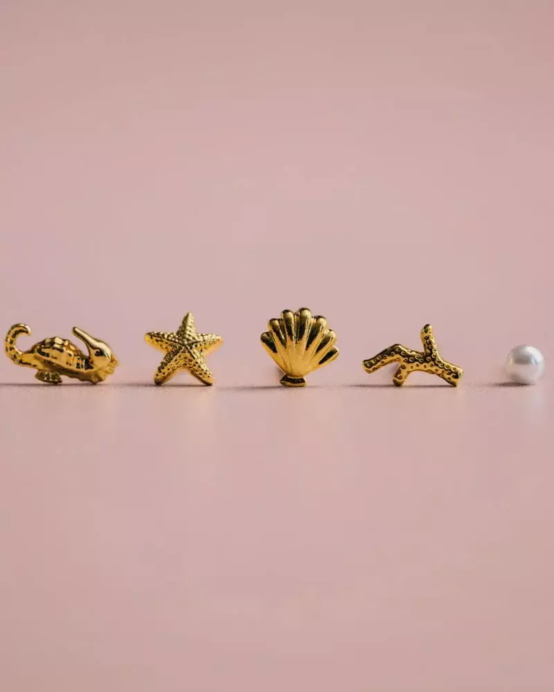 Mixed Sea Side Stud Pack - Orelia