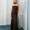 Misi Mesh Dress - Brown - Neo Noir