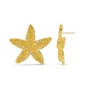 Statement Sarfish Stud Earrings Gold - Orelia