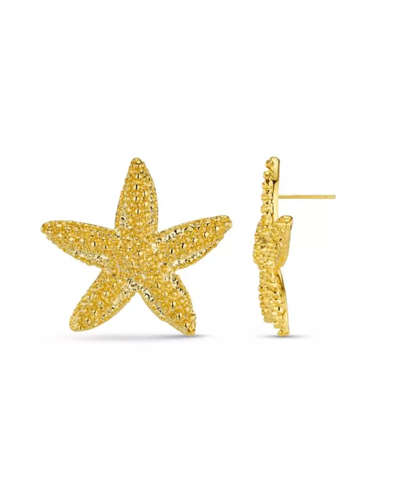 Statement Sarfish Stud Earrings Gold - Orelia