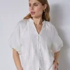 Nea V-shirt White - Co'couture