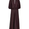 Hera SS Puff Dress Dark Brown - Co´Couture
