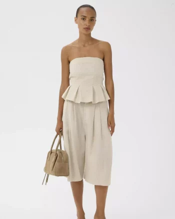 Riava Corsage Light Sand Melange - Gestuz