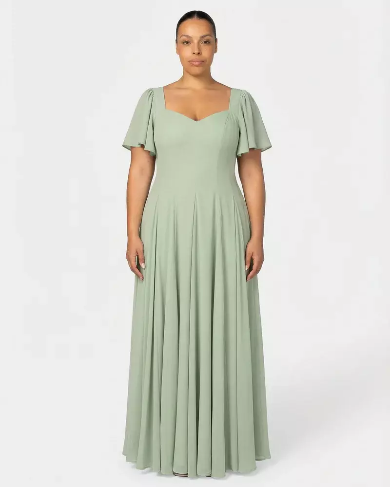 Alette Maxi Dress Light Sage - Murlong Cres