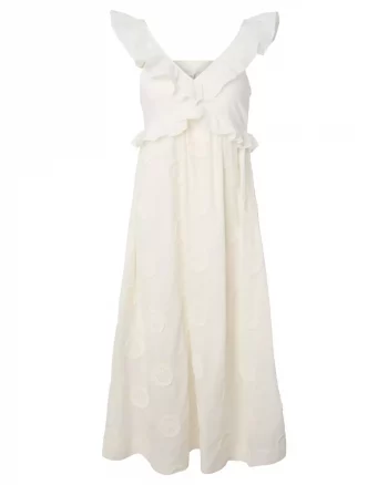 Yasnama Long Dress Star White - Yas