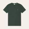 Core Contrast T-Shirt Pine Green - Les Deux