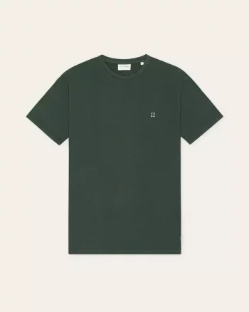 Core Contrast T-Shirt Pine Green - Les Deux