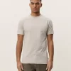 Core Contrast T-Shirt Light Sand - Les Deux