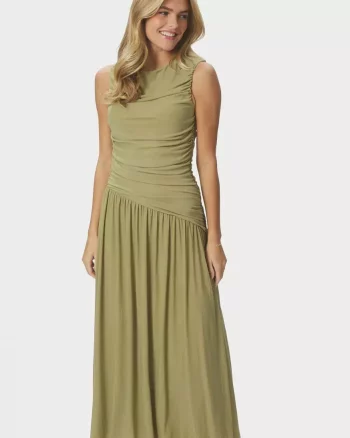 Claudine Mesh Dress Sage Green - Neo Noir