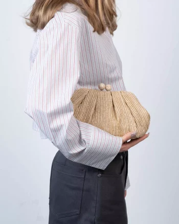 Saint Tropez Clutch Beige - Sui Ava