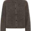 Debbie Cardigan Chestnut Melange - Gestuz