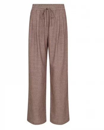 Jiho Stripe Pant Brown - Co´Couture