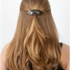 Oval Cherie Clip Brown - Sui Ava