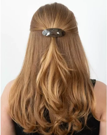 Oval Cherie Clip Brown - Sui Ava