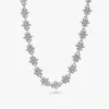 Flower Bracelet Silver - Who Is She