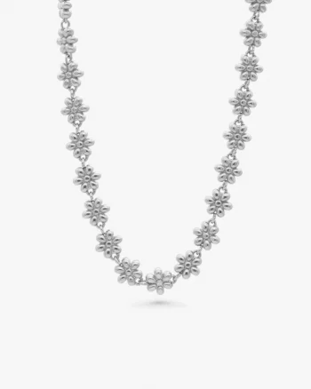 Flower Bracelet Silver - Who Is She
