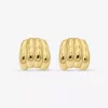 Nova Earrings Gold - Who Is She