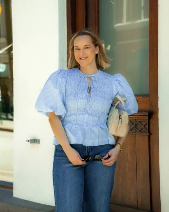 Ballia Blouse Cashmere Blue - Second Female