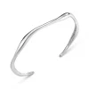 Fine Wave Bangle Silver - Orelia