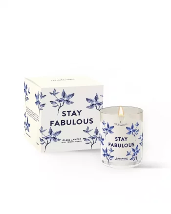 Scented Candle Rosy Peach & Amber - The Gift Label