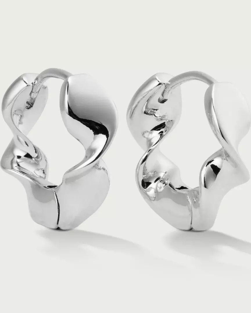 Day One Earrings Silver - Sparv