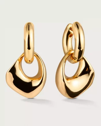 Late Plans Earrings Gold - Sparv