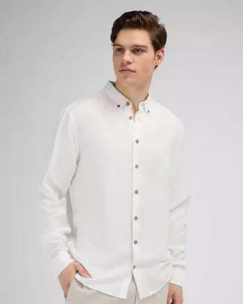 Stephan LS Shirt White - Urban Pioneers