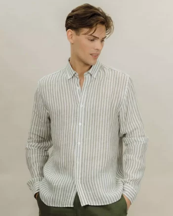 Renato LS Shirt Olive - Urban Pioneers