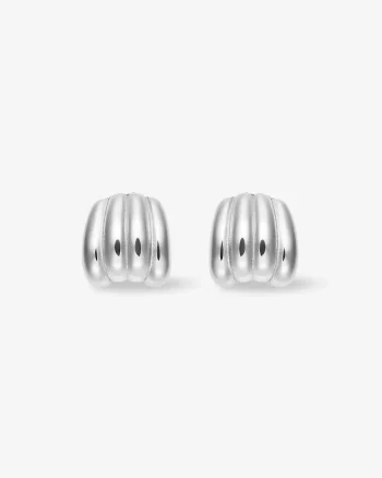 Nova Earrings Silver - Who Is She
