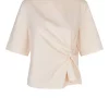 Arkai Drape Tee Eggnog - Second Female