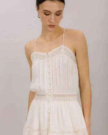 Eleah Dress Cream  - Urban Pioneers