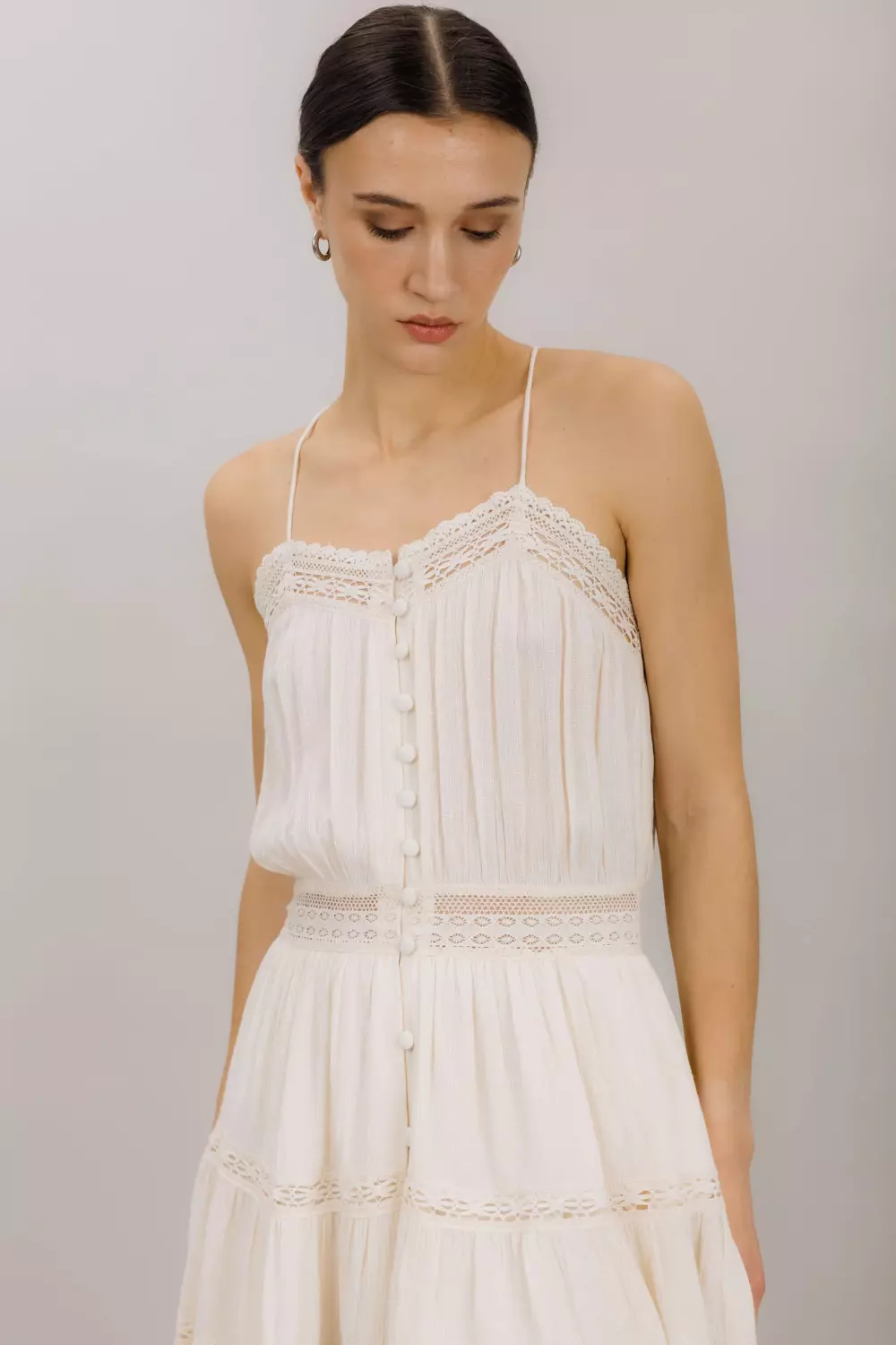 Eleah Dress Cream - Urban Pioneers