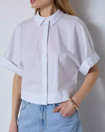 Elara SS Shirt White - Co ´Couture