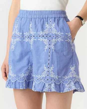 Yasellie HW Shorts Marina Star White - Yas