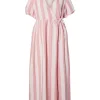 Yasmaruma Long Wrap Dress Ballerina Blush - Yas