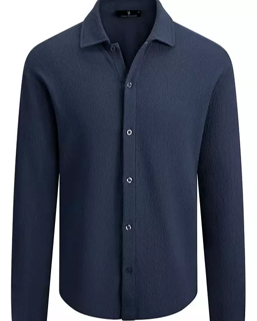 Sonny LS Shirt Denim Blue - Urban Pioneers