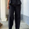 Derri Dot Jeans Mid Grey - Co’Couture
