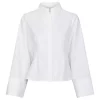 Rosa Oxford Shirt White - Neo Noir