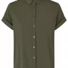 Samina Shirt Forrest Night - Samsøe