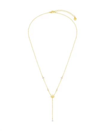 Crystal & Stardust Necklace Gold - Orelia