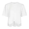 Iria Lace Tee White - Neo Noir