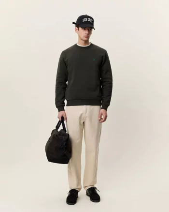 Core Seasonal Sweatshirt Rosin Green - Les Deux