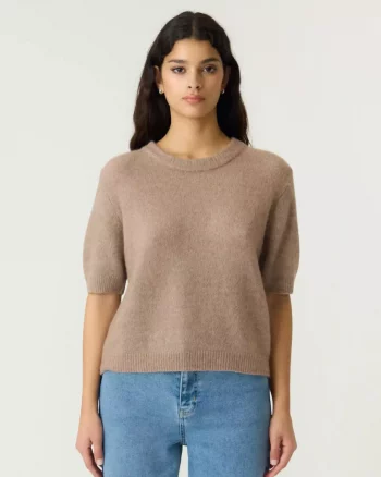 Yasjohi Pullover Taupe Gray - YAS